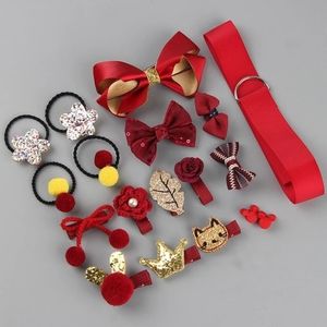 Girls hair clip set